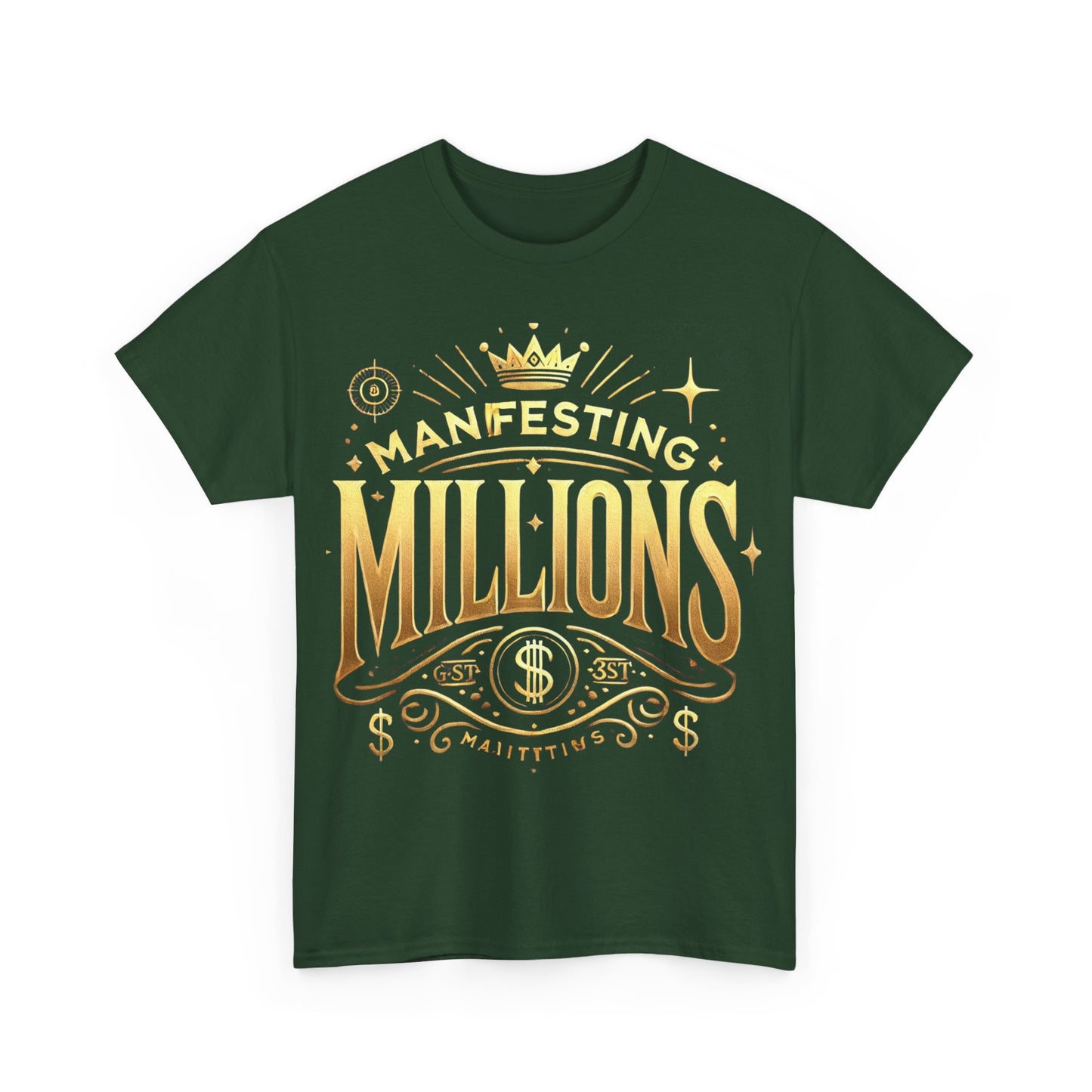 Manifesting Millions- Heavy Cotton T-Shirt