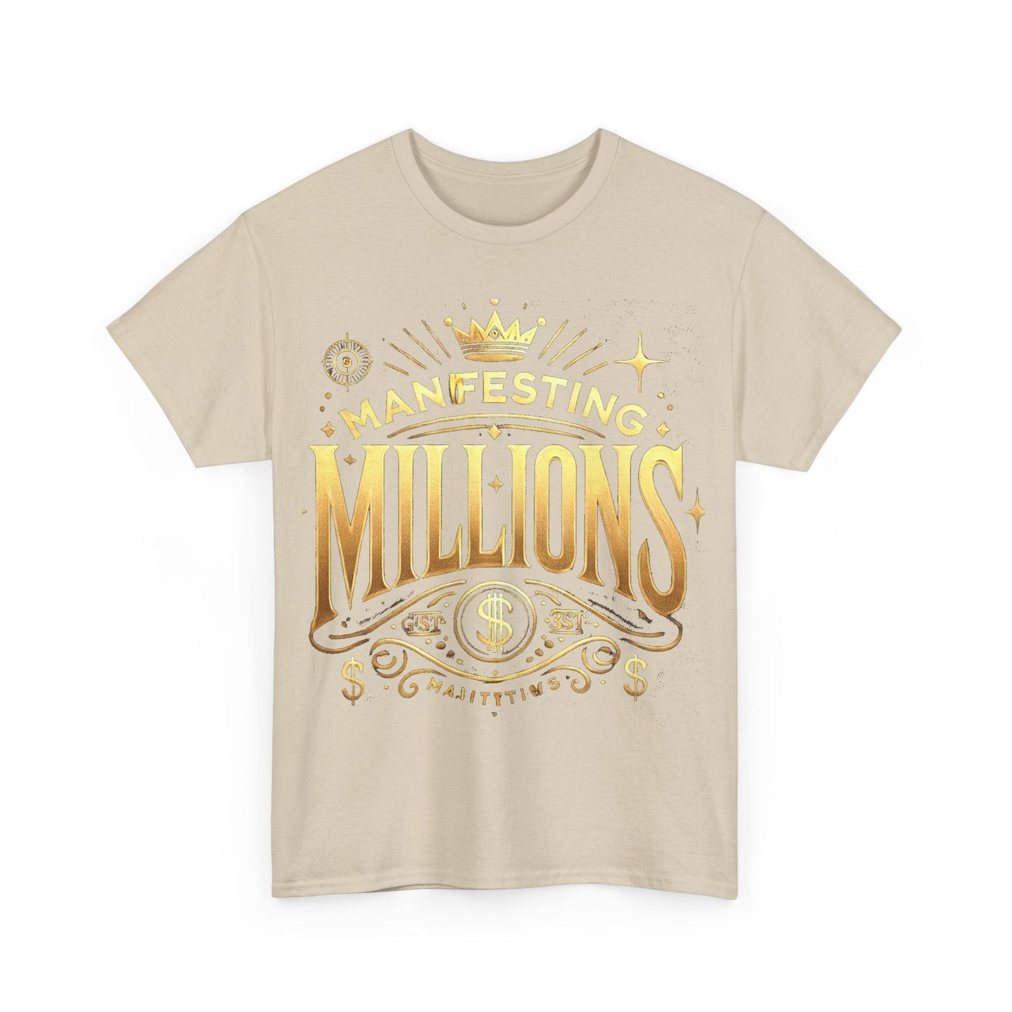 Manifesting Millions- Heavy Cotton T-Shirt