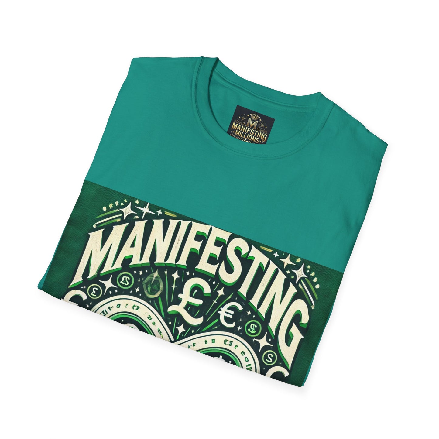 Manifesting Millions - T-shirt unisexe à manches courtes