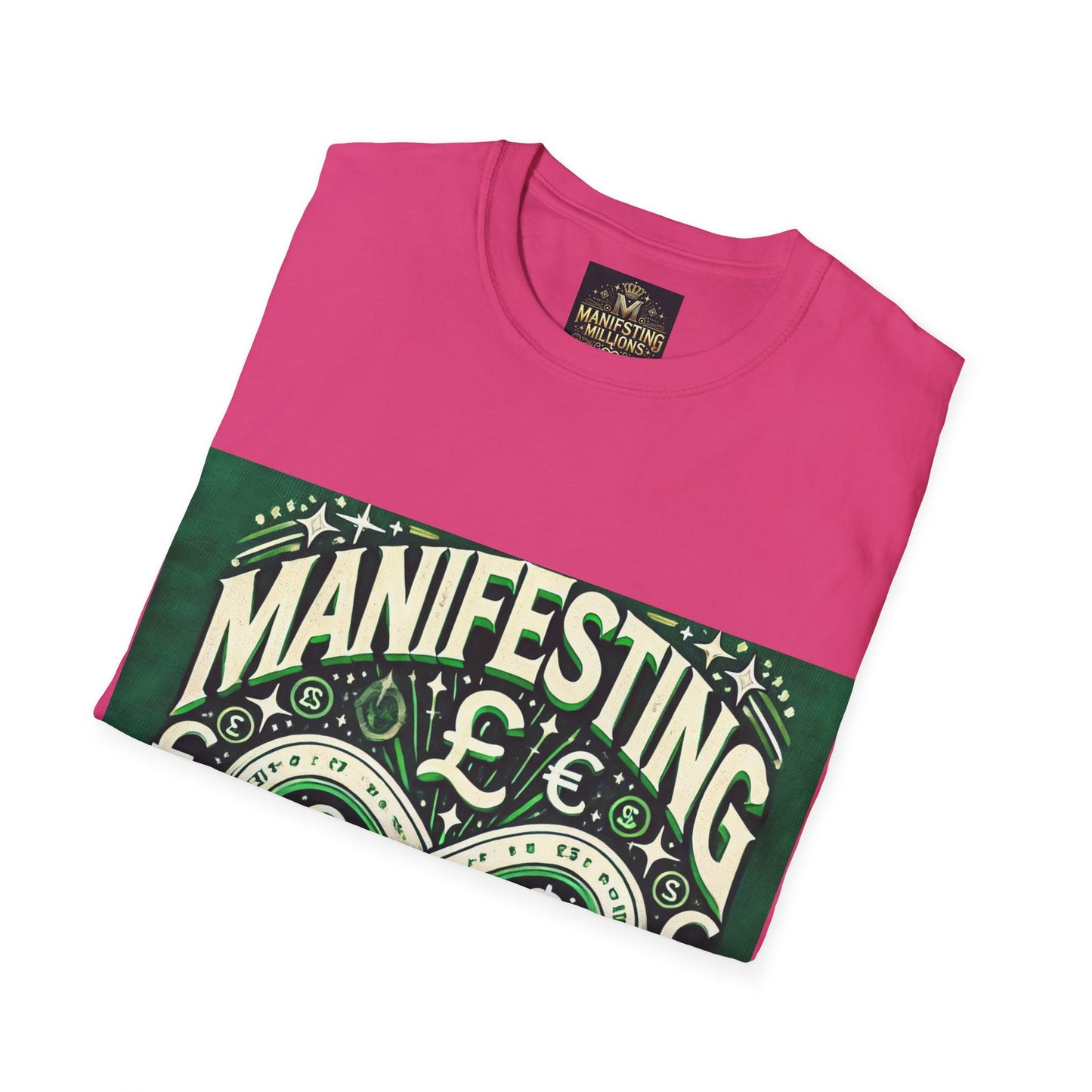 Manifesting Millions - T-shirt unisexe à manches courtes