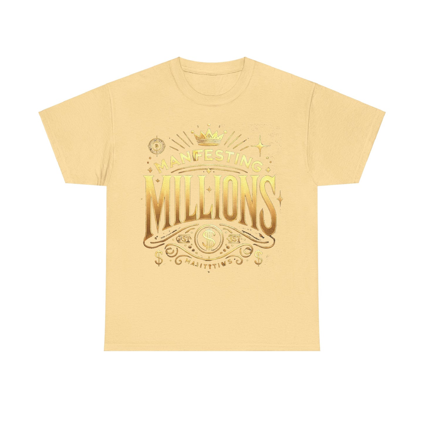 Manifesting Millions- Heavy Cotton T-Shirt