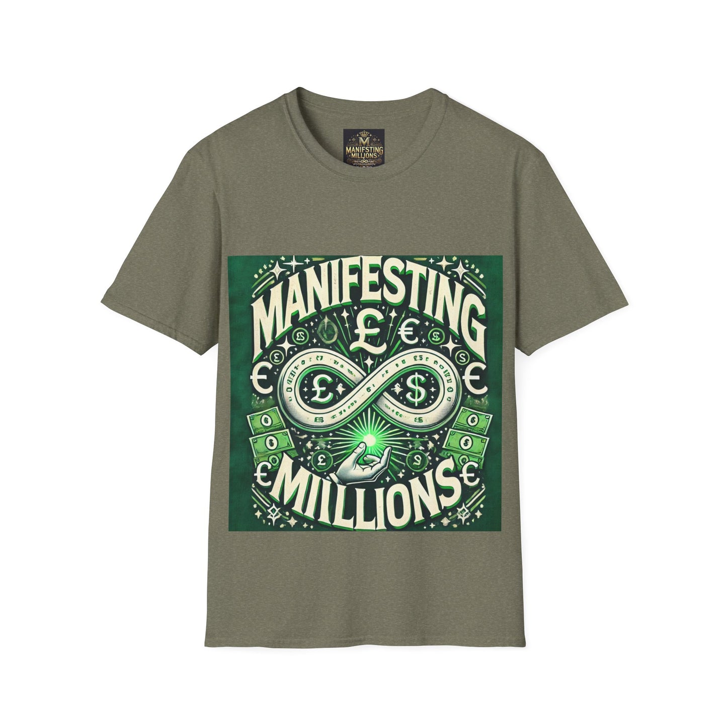 Manifesting Millions - T-shirt unisexe à manches courtes