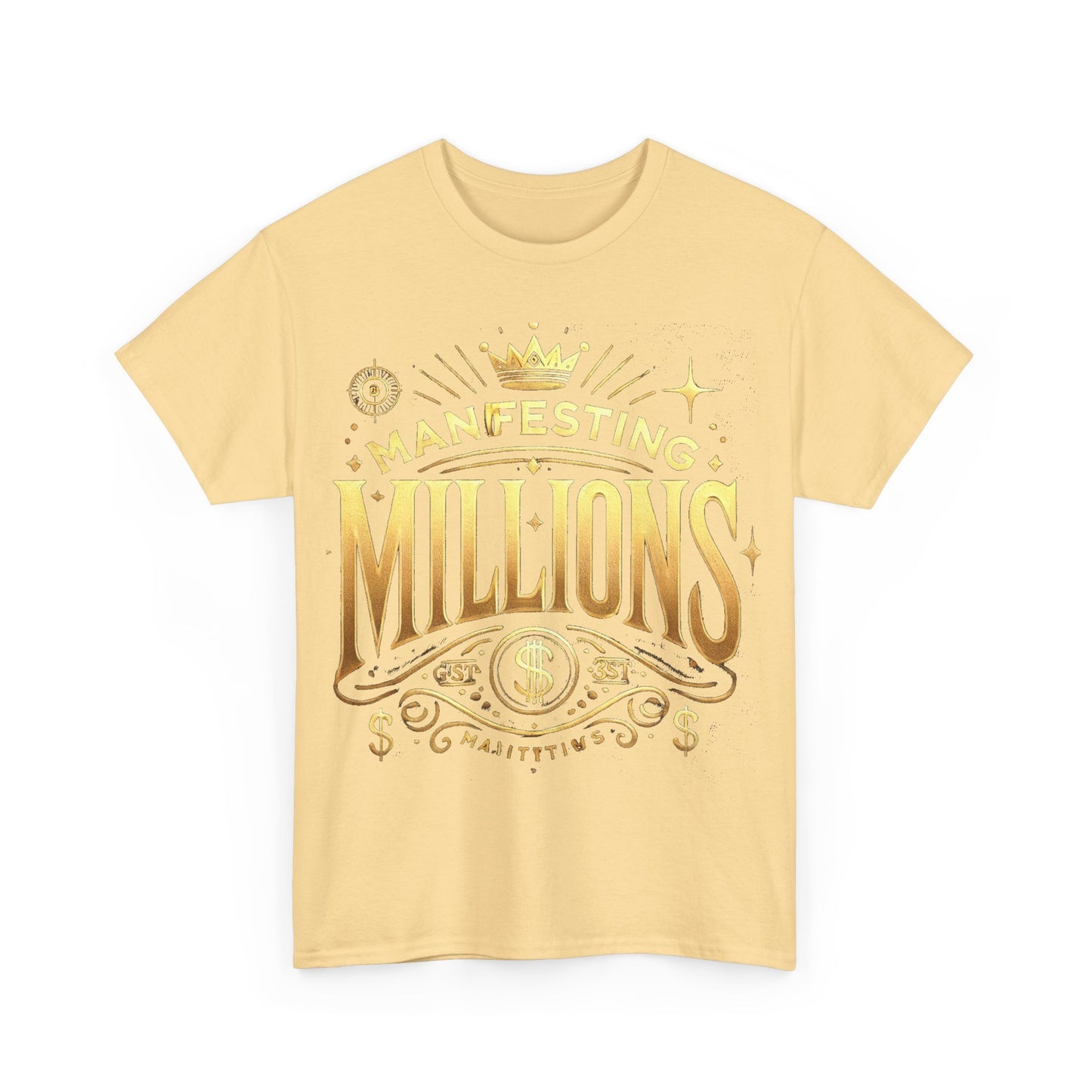 Manifesting Millions- Heavy Cotton T-Shirt