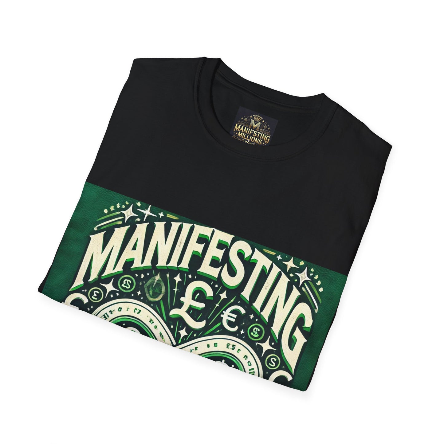 Manifesting Millions - T-shirt unisexe à manches courtes