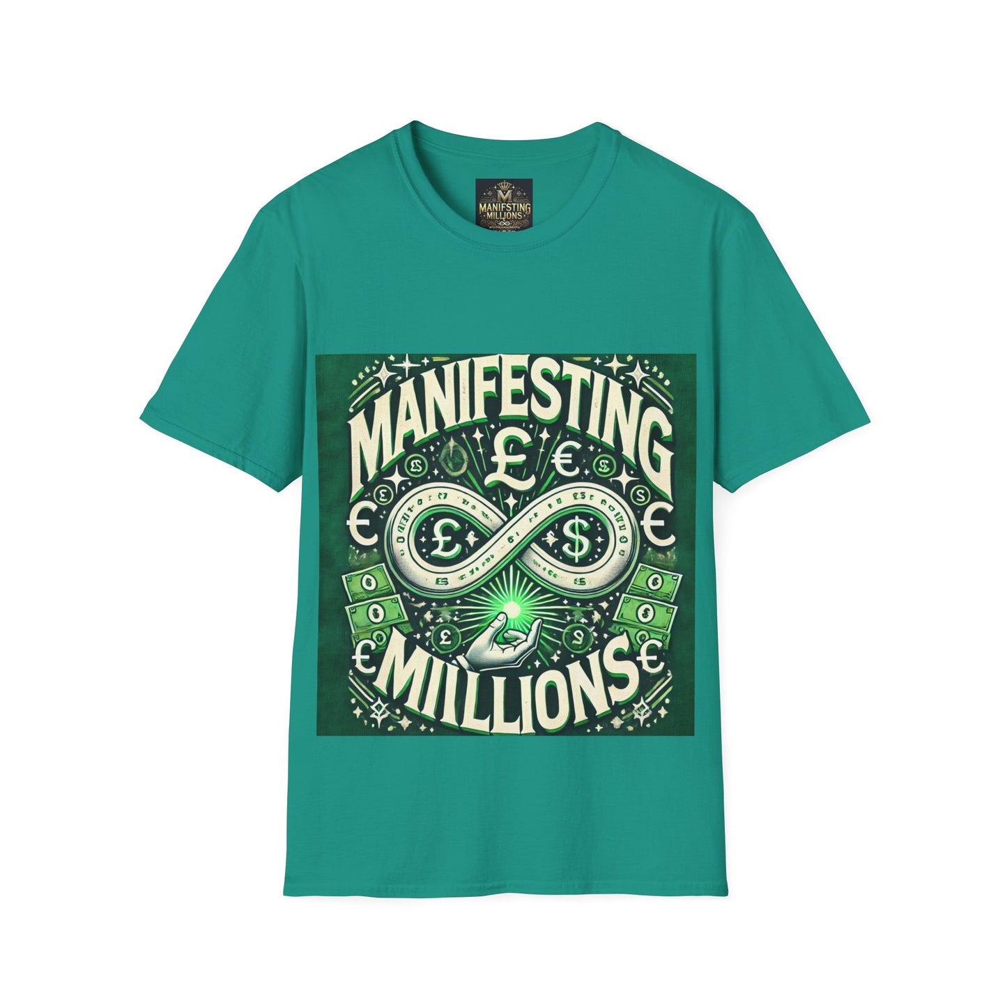 Manifesting Millions - T-shirt unisexe à manches courtes