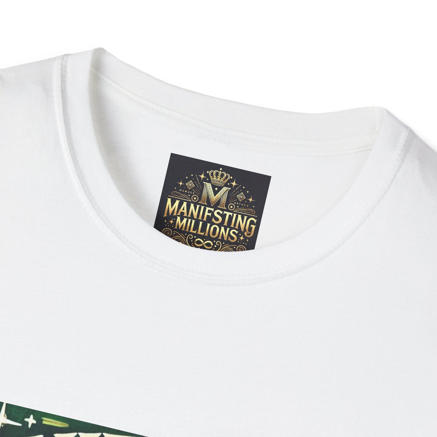 Manifesting Millions - T-shirt unisexe à manches courtes