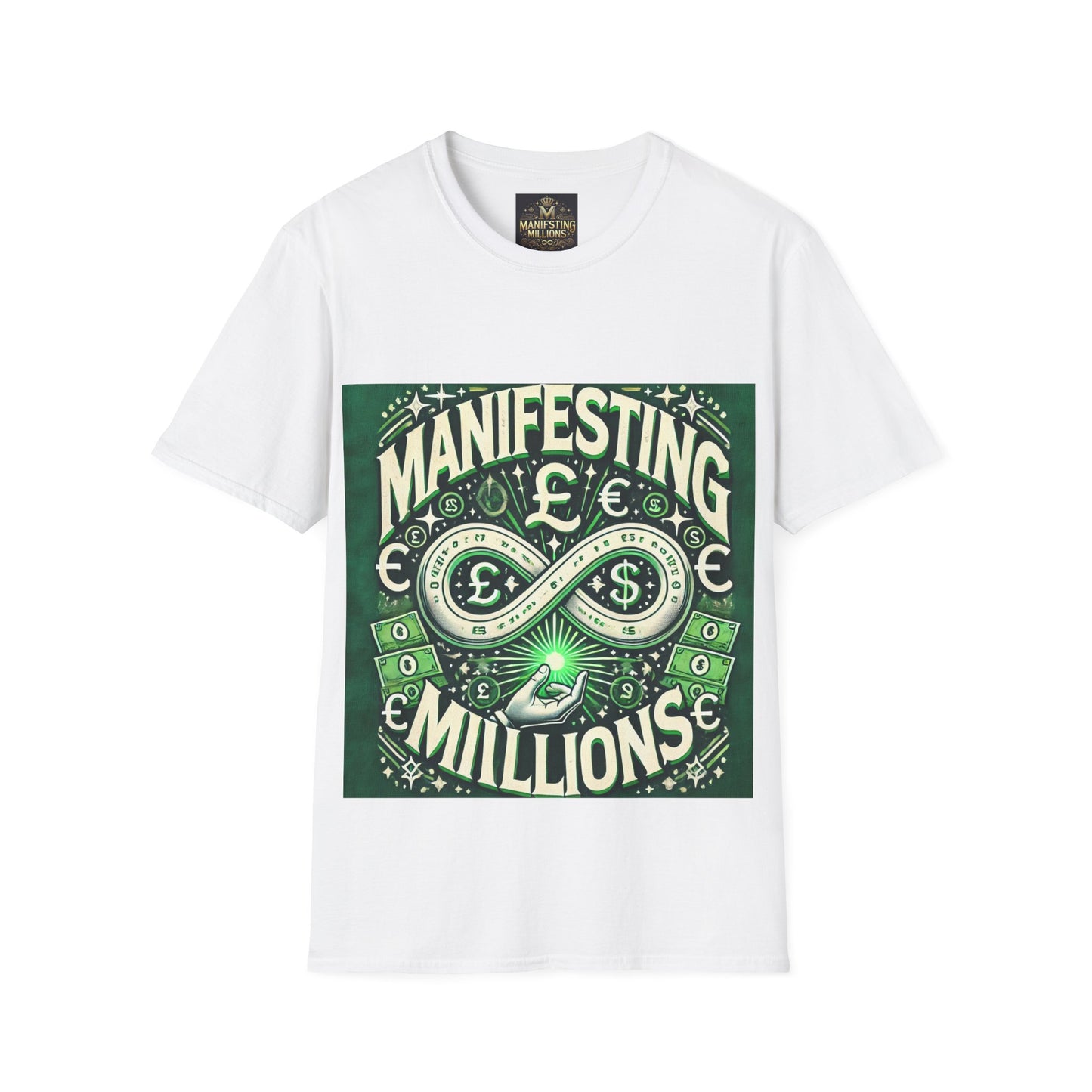 Manifesting Millions - T-shirt unisexe à manches courtes