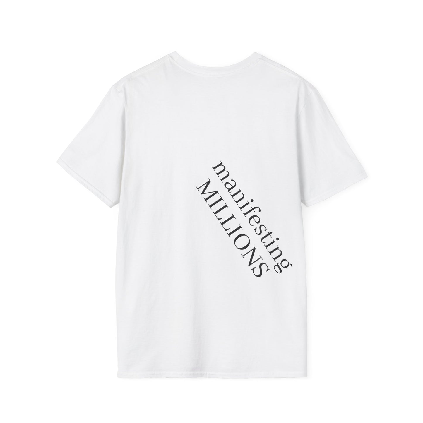 Manifesting Millions - T-shirt unisexe à manches courtes