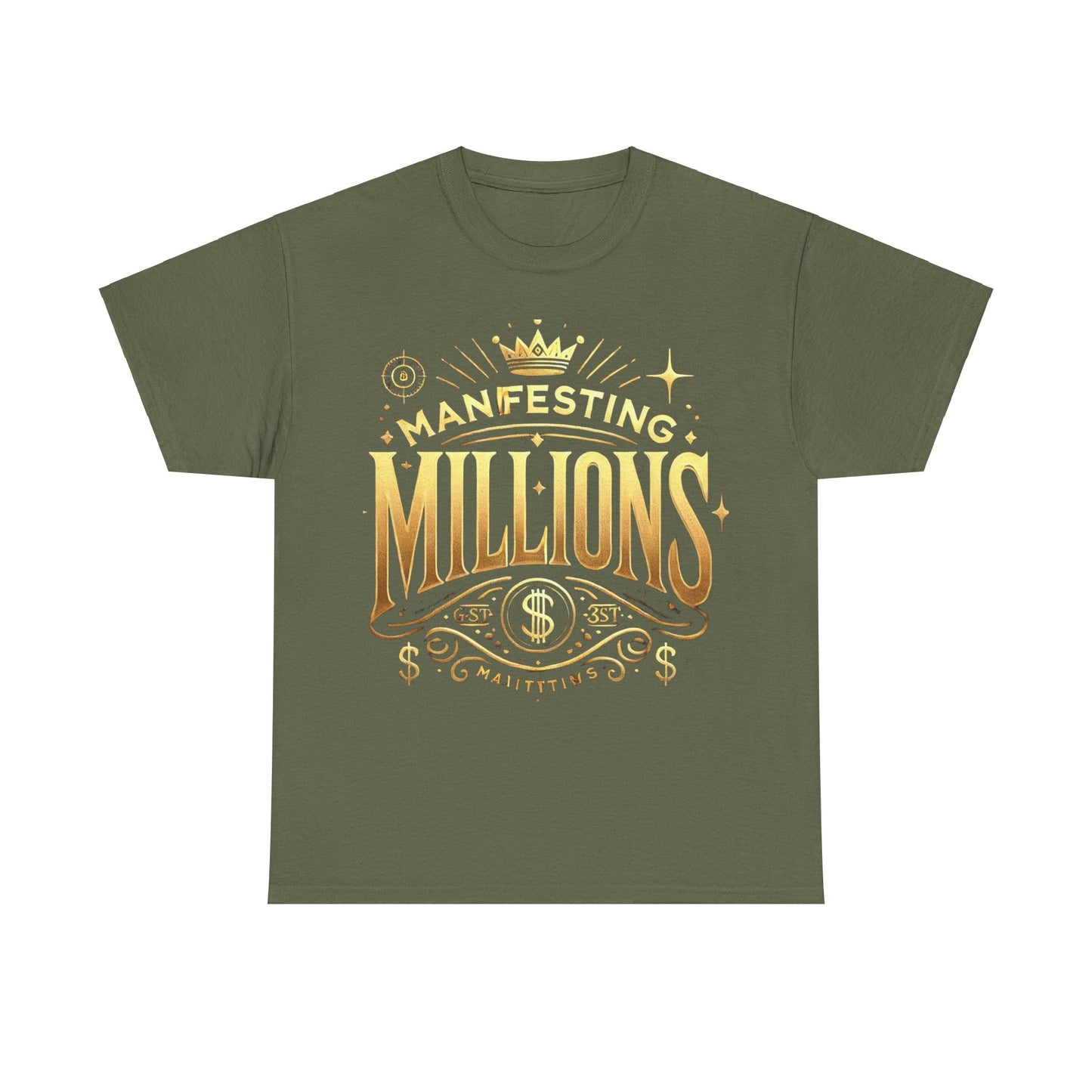 Manifesting Millions- Heavy Cotton T-Shirt