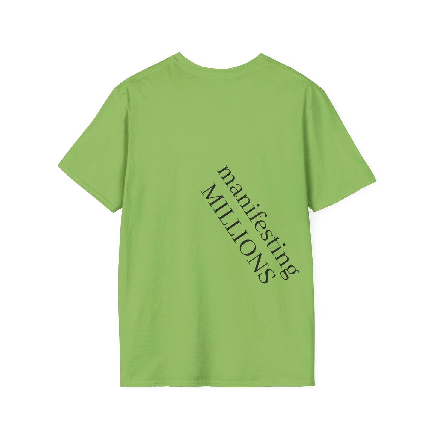 Manifesting Millions - T-shirt unisexe à manches courtes
