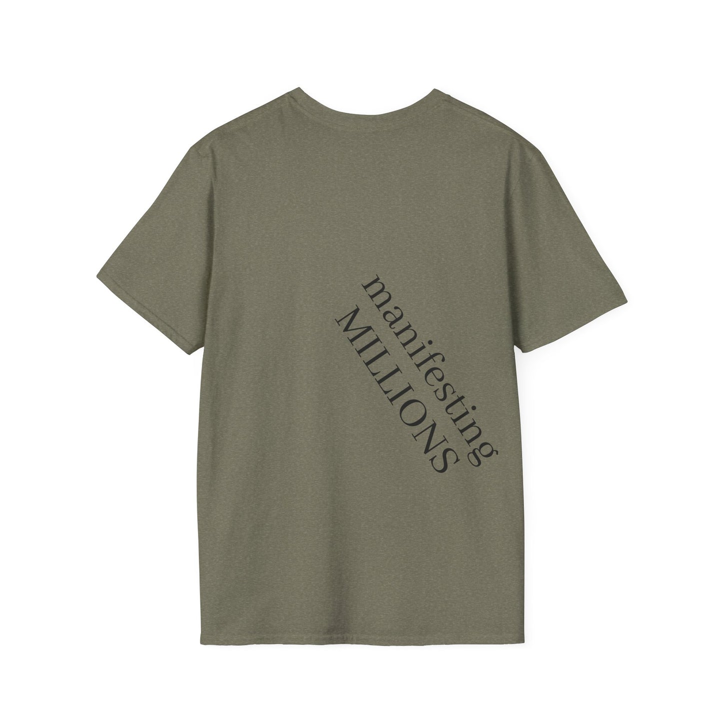 Manifesting Millions - T-shirt unisexe à manches courtes