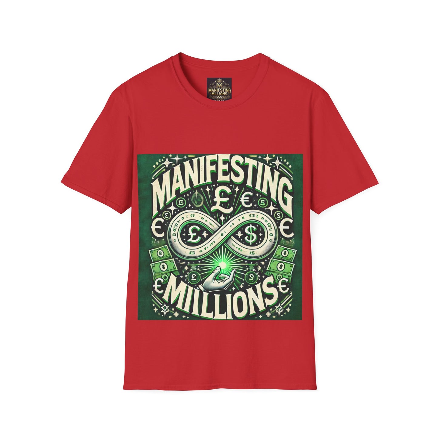 Manifesting Millions - T-shirt unisexe à manches courtes