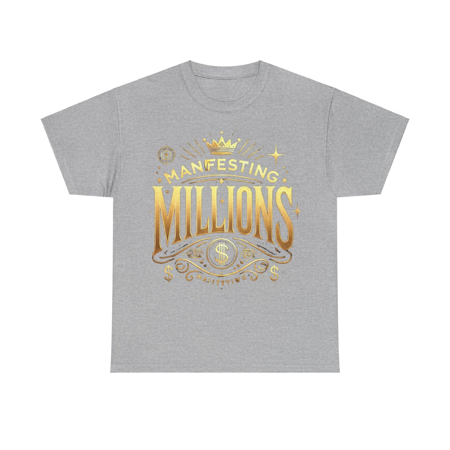 Manifesting Millions- Heavy Cotton T-Shirt