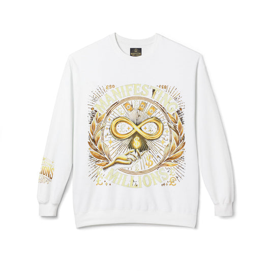 Manifesting Millions - Midweight Softstyle Fleece Crewneck Sweatshirt
