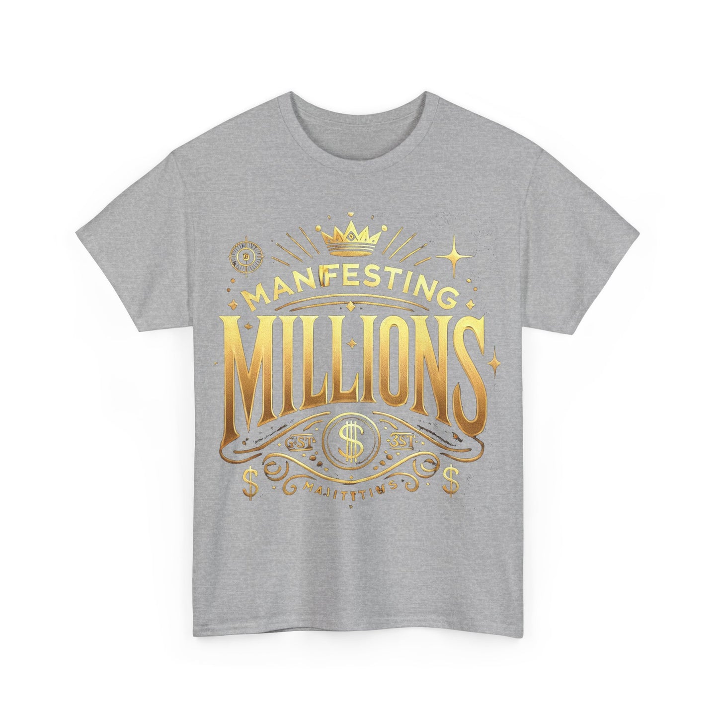 Manifesting Millions- Heavy Cotton T-Shirt