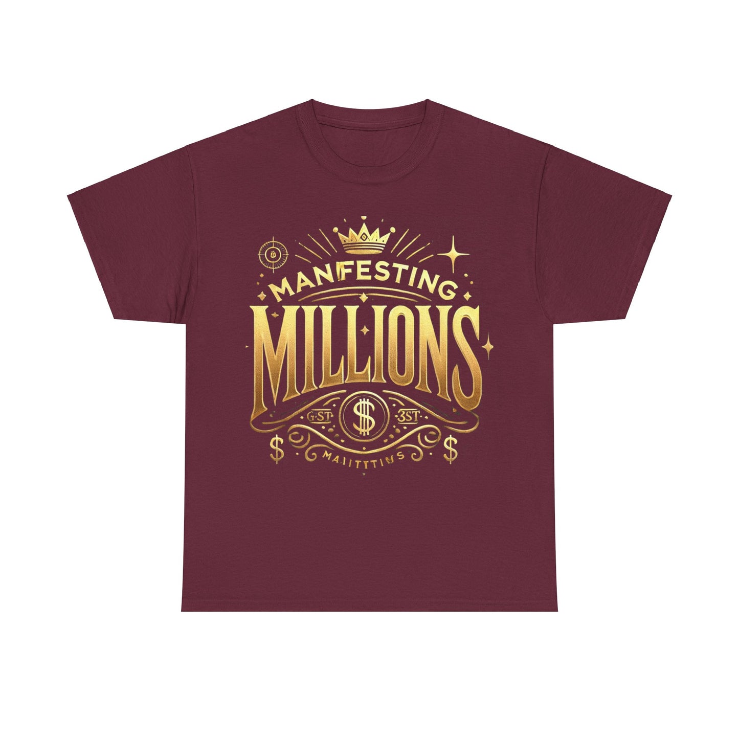 Manifesting Millions- Heavy Cotton T-Shirt