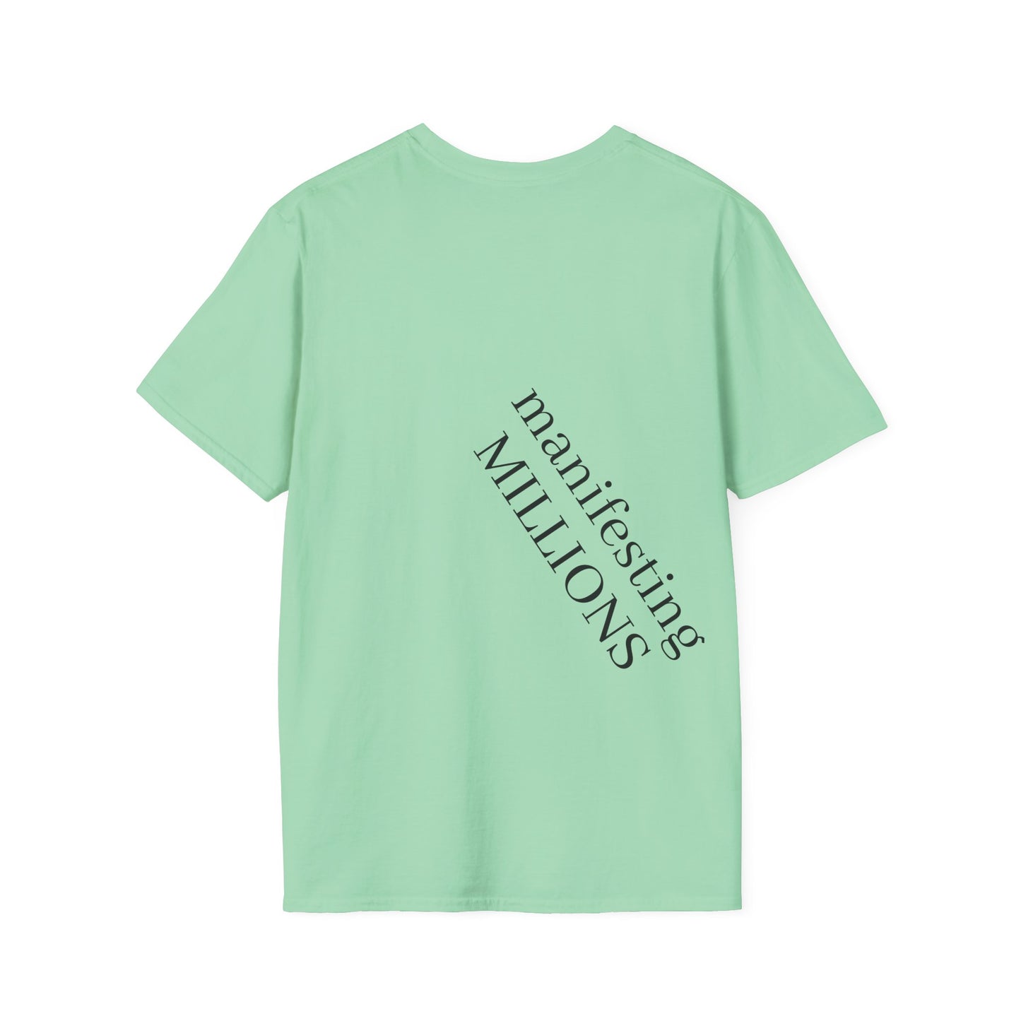 Manifesting Millions - T-shirt unisexe à manches courtes