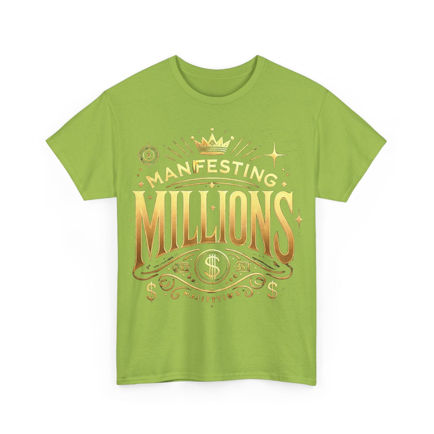 Manifesting Millions- Heavy Cotton T-Shirt